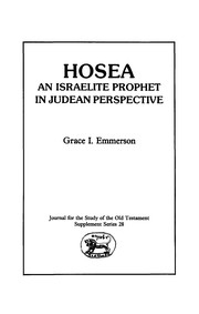 Hosea by Grace I. Emmerson