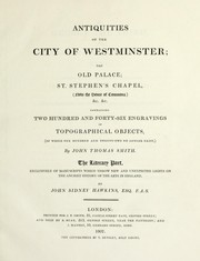 Cover of: Antiquities of the City of Westminster by John Talbot Smith