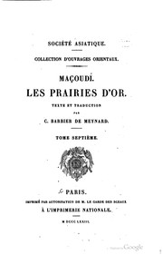 Cover of: Les prairies d'or.