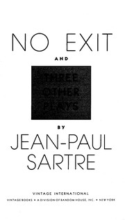 Cover of: No exit by Jean-Paul Sartre