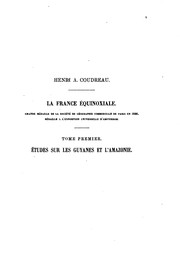 Cover of: La France équinoxiale ...