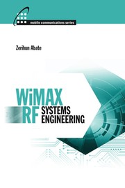 Cover of: WiMax RF systems engineering