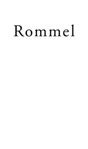 Cover of: Rommel by Charles Messenger