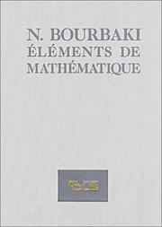 Cover of: Eléments de mathématique : Topologie générale, chapitres 5 à 10