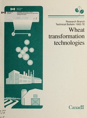Cover of: Wheat transformation technologies by John Simmonds