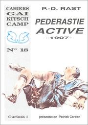 Cover of: Cahier Gai Kitsh Camp, numéro 18 : Pédérastie active (1907)