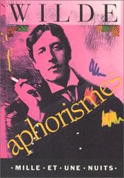 Cover of: Aphorismes