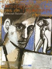 Cover of: Chronique de l'éphémère