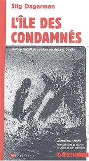 Cover of: L'île des condamnés by Stig Dagerman