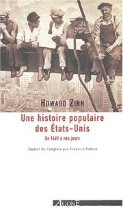 Cover of: Une Histoire populaire des Etats-Unis de 1492 a nos jours by Howard Zinn