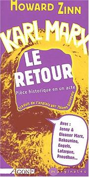 Cover of: Karl Marx, le retour