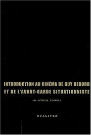 Cover of: Intro au cinema au guy debord by Antoine Coppola