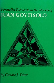 Cover of: Formalist elements in the novels of Juan Goytisolo
