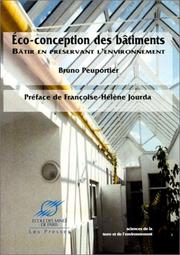 Cover of: Eco-conception des bâtiments : Bâtir en préservant au mieux l'environnement