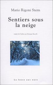 Cover of: Sentiers sous la neige