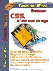 Cover of: CSS : Le web avec du style