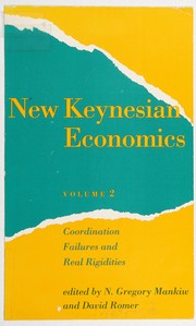 Cover of: The New Keynesian Economics by N. Gregory Mankiw