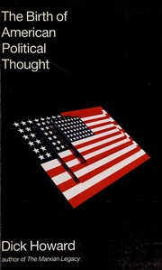 Cover of: The birth of American political thought, 1763-87