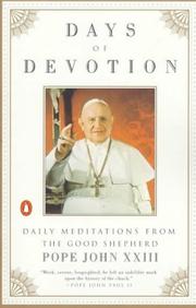 Cover of: Days of Devotion: Daily Meditations from the Good Shepherd