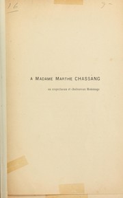 Cover of: La légende de Loreley: Poème de Maurice Chassang