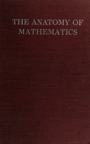Cover of: The anatomy of mathematics