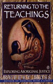 Returning to the teachings by Rupert Ross