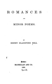Cover of: Romances and minor poems