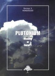 Cover of: Plutonium by Henderickx, Henderickx