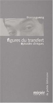 Cover of: Figures du transfert - episodes cliniques