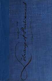 Cover of: The Tory tradition by Butler, Geoffrey G. Sir