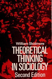 Cover of: Theoretical Thinking in Sociology