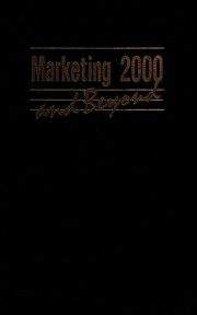 Cover of: Marketing 2000 and beyond