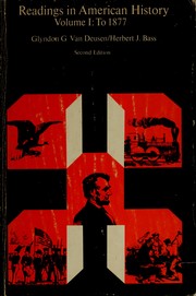 Cover of: Readings in American history by Glyndon G. Van Deusen