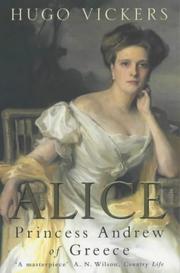 Cover of: Alice by Hugo Vickers, Hugo Vickers