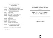 Cover of: The collected works of Friedrich August Hayek by Friedrich A. von Hayek