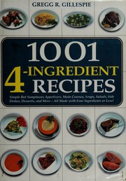 Cover of: 1,001 4-ingredient recipes