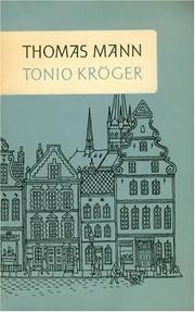 Cover of: Tonio Kröger by Thomas Mann