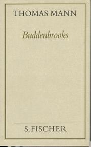 Cover of: Buddenbrooks ( Frankfurter Ausgabe). Verfall einer Familie. (Bd. 3)