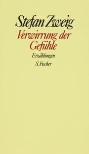 Cover of: Verwirrung der Gefühle: drei Novellen