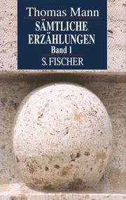 Cover of: Sämtliche Erzählungen I. Sonderausgabe.