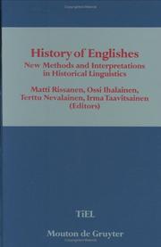 Cover of: History of Englishes by edited by Matti Rissanen ... [et al.].