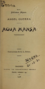 Cover of: Agua mansa