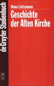 Cover of: Geschichte Der Alten Kirche (De Gruyter Studienbuch)