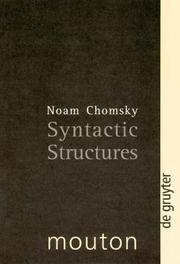 Cover of: Syntactic structures by Noam Chomsky