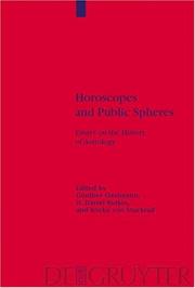 Cover of: Horoscopes and public spheres by edited by Guenther Oestmann, H. Darrel Rutkin, Kocku von Stuckrad.