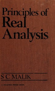 Cover of: Principles of real analysis