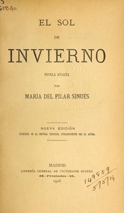 Cover of: El sol de invierno by María del Pilar Sinués