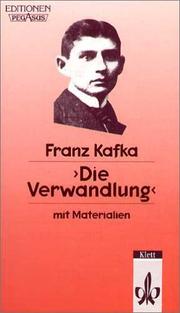 Cover of: Die Verwandlung by Franz Kafka