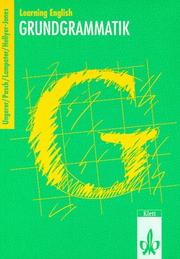 Cover of: Learning English, Grundgrammatik, Ausgabe für Gymnasien