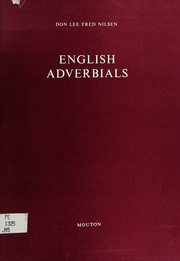 Cover of: English adverbials. by Don Lee Fred Nilsen